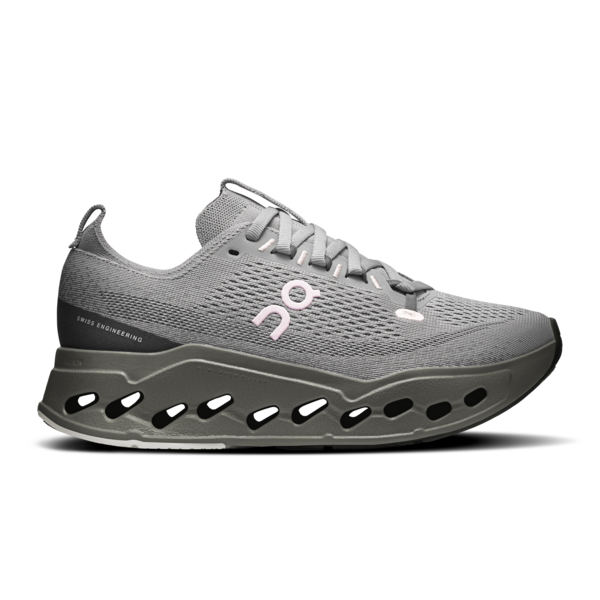 On Women's Cloudsurfer Max Alloy Asphalt