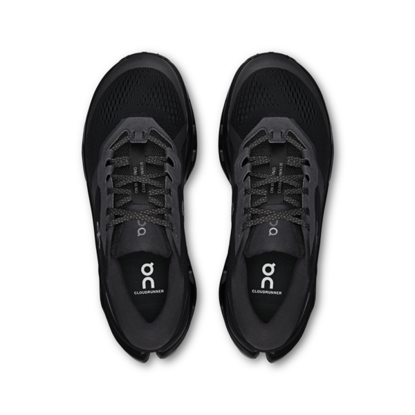 On Women's Cloudrunner 3 Black Black - Orleans Shoe Co.
