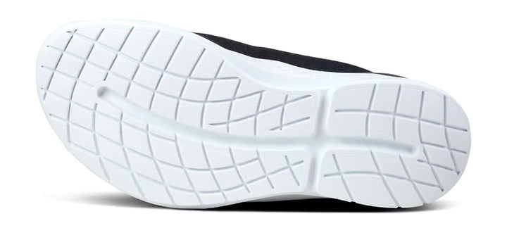 OOfos Men’s OOmg Sport LS White Black - Orleans Shoe Co.