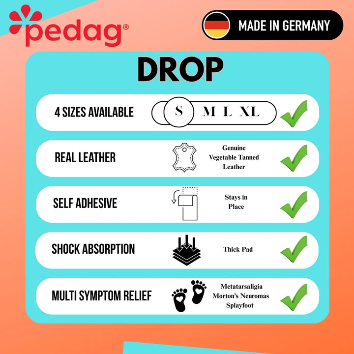 Pedag Metatarsal Pad Teardrop Shape