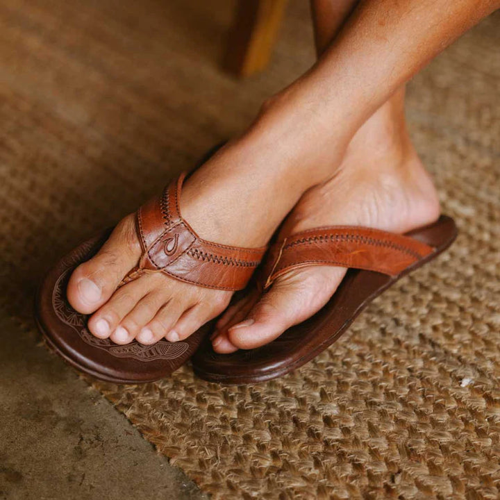 Olukai Men's Hiapo Rum Dark Wood