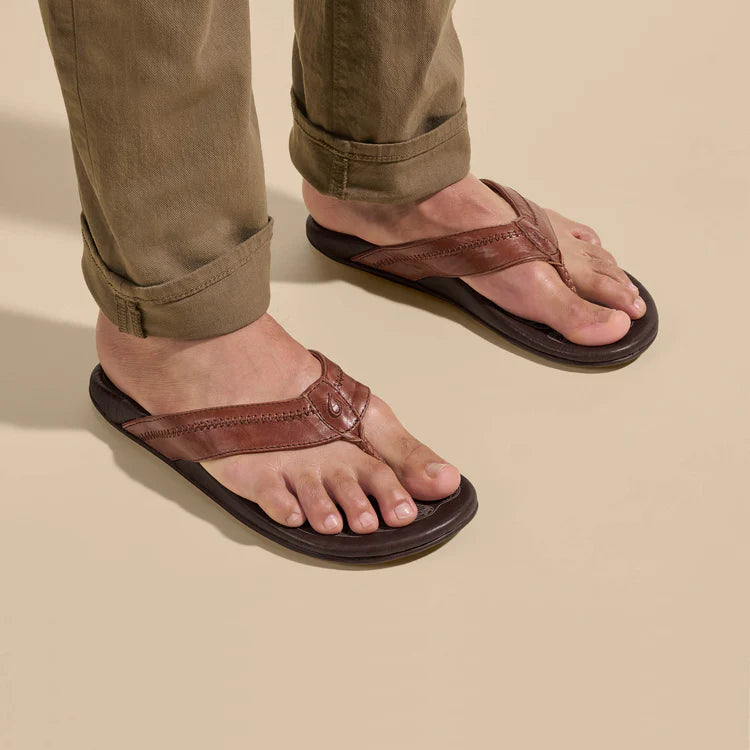 Olukai Men's Hiapo Rum Dark Wood
