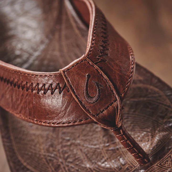 Olukai Men's Hiapo Rum Dark Wood