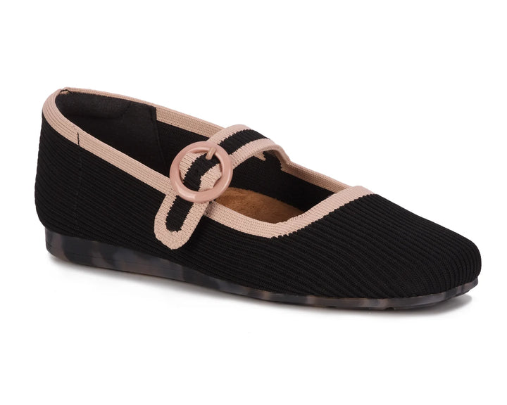 Ros Hommerson Women's Naomi Black Taupe Knit
