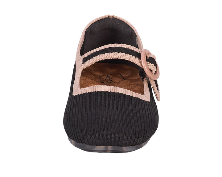 Ros Hommerson Women's Naomi Black Taupe Knit