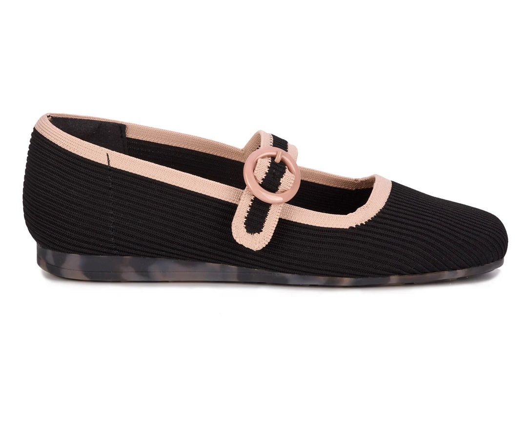 Ros Hommerson Women's Naomi Black Taupe Knit