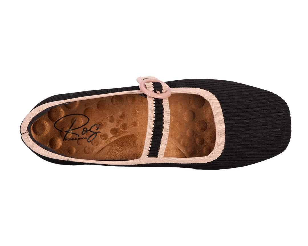 Ros Hommerson Women's Naomi Black Taupe Knit