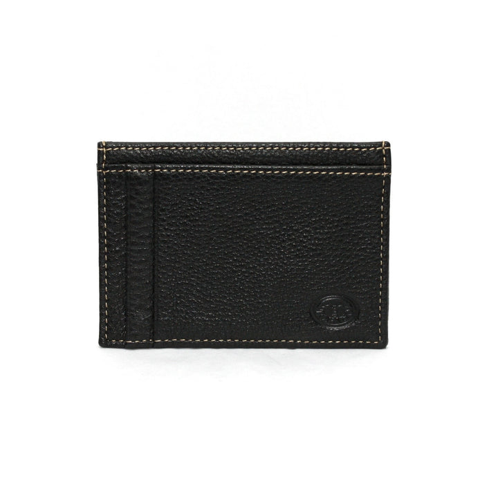 Torino Tumbled Glove Leather ID Card Case Black