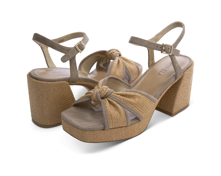 Vaneli Women's Mina Military Suede Natural - Orleans Shoe Co.