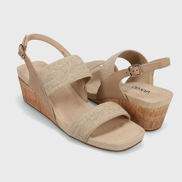 Vaneli Women's Catlee Natural Linelast - Orleans Shoe Co.