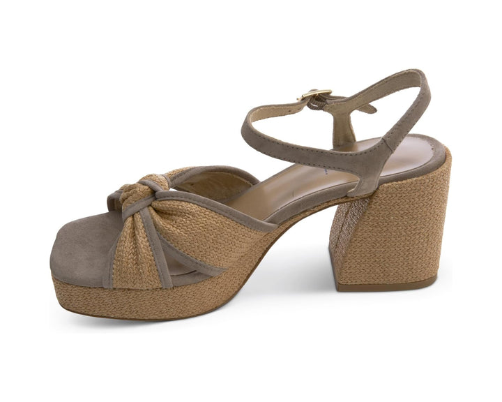 Vaneli Women's Mina Military Suede Natural - Orleans Shoe Co.