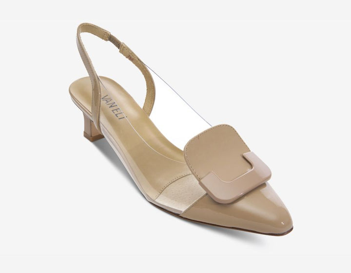 Vaneli Women's Tamira Light Taupe Patent