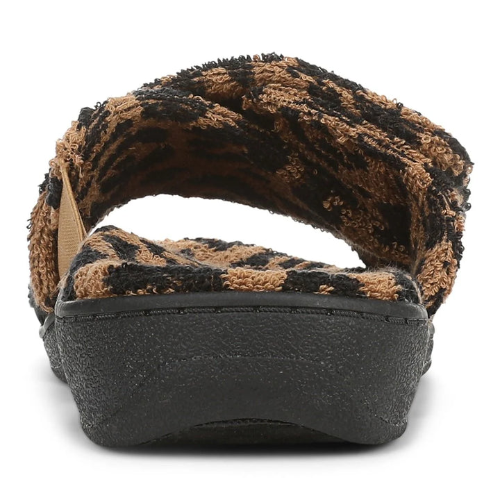 Vionic Women's Relax II Brown Leopard Terry