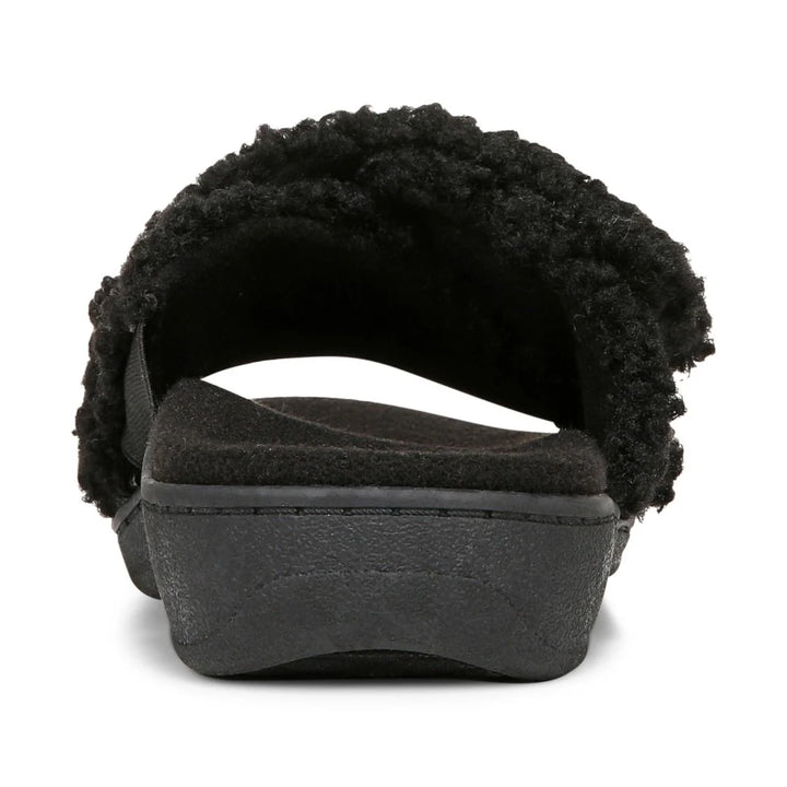 Vionic Women's Relax II Black Shearling - Orleans Shoe Co.