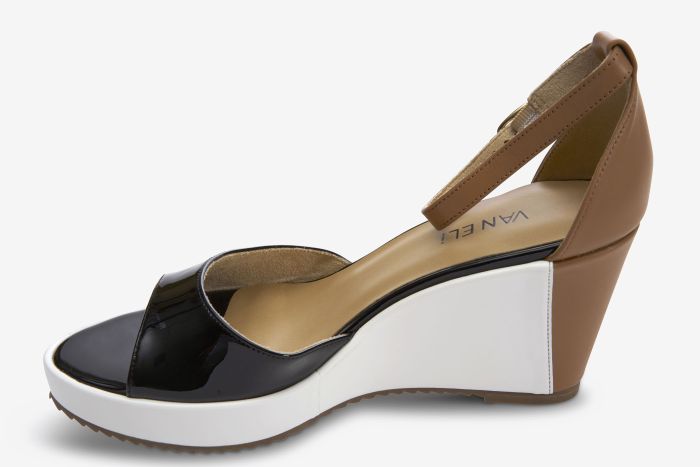 Vaneli Women’s Lemy Black Patent Combo - Orleans Shoe Co.