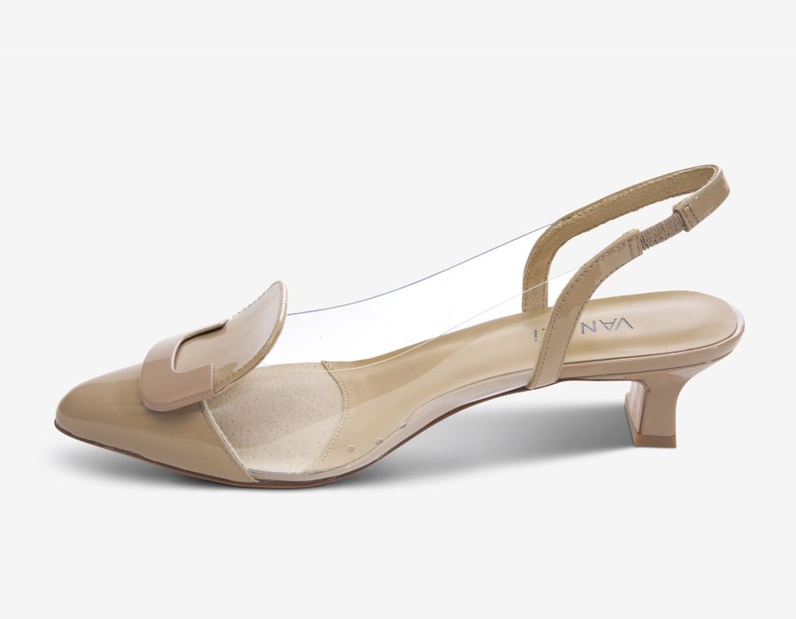 Vaneli Women's Tamira Light Taupe Patent