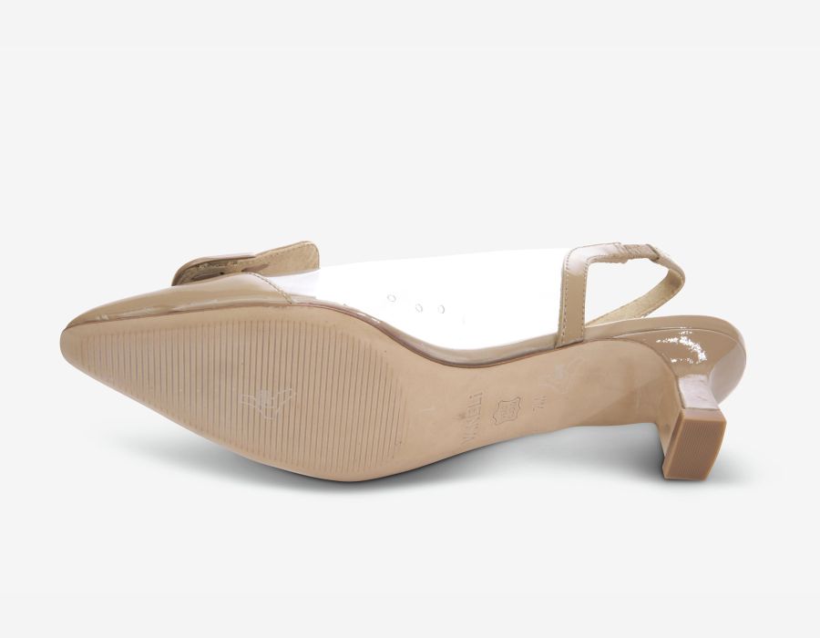 Vaneli Women's Tamira Light Taupe Patent