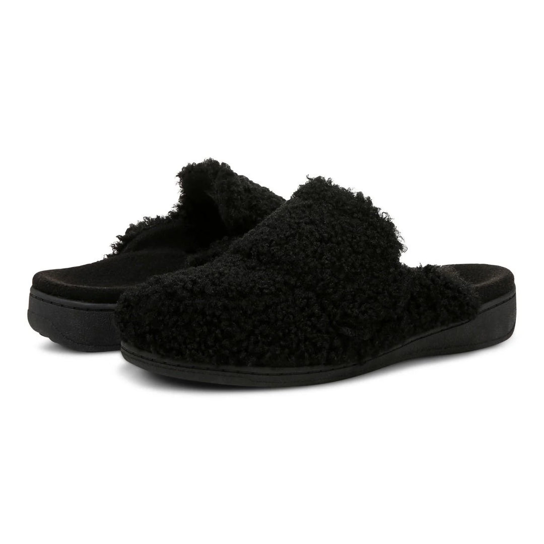 Vionic Women's Gemma II Black Shearling