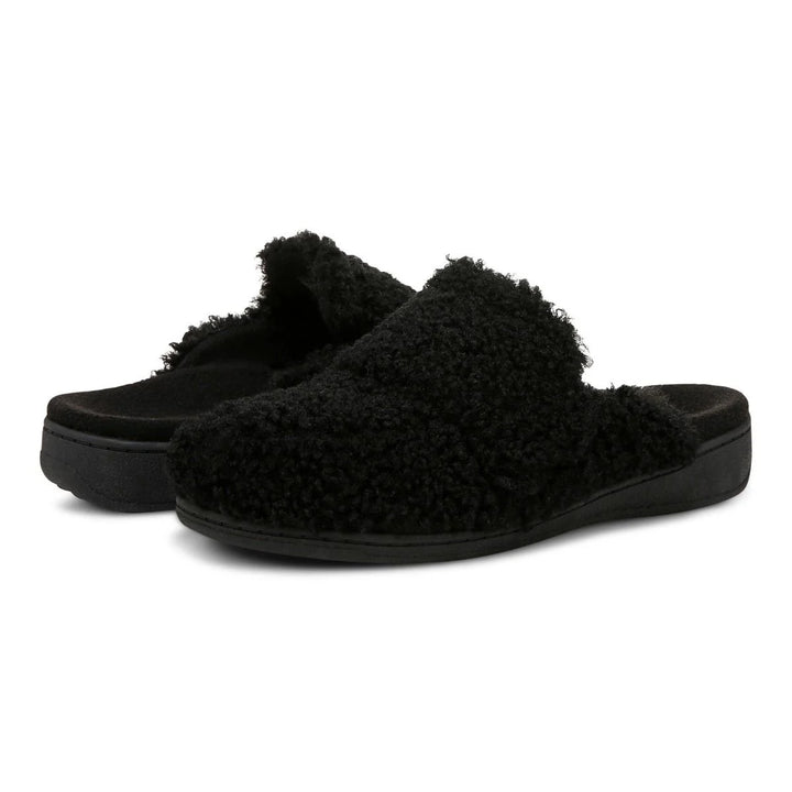 Vionic Women's Gemma II Black Shearling