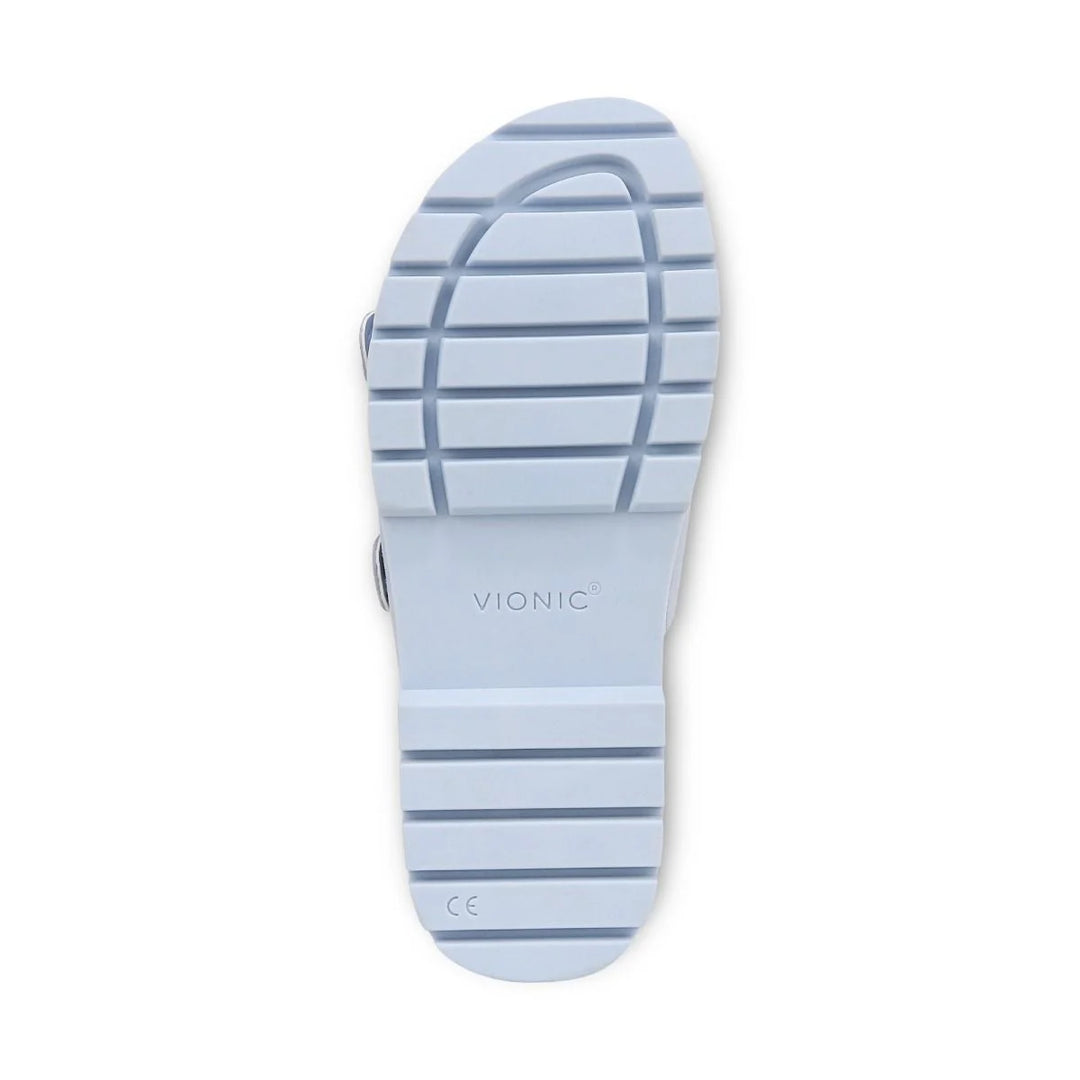 Vionic Women’s Capital Lug Platform Sandal Skyway Suede - Orleans Shoe Co.