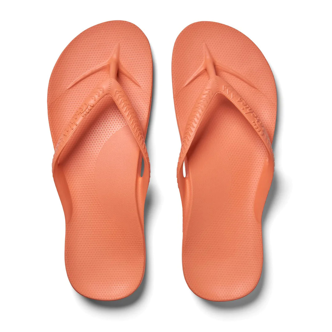 Archie's  Support Flip Flops Peach - Orleans Shoe Co.
