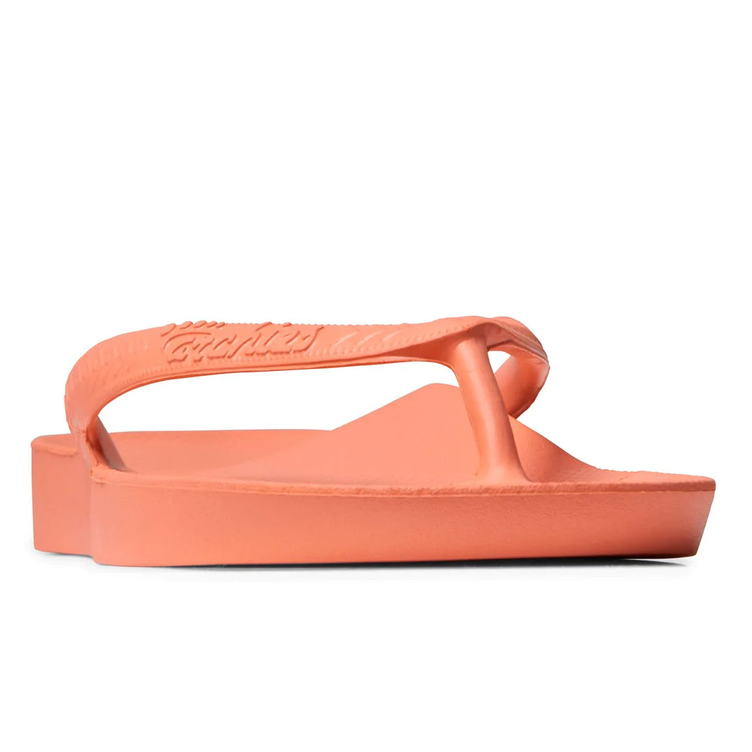 Archie Sandals Archie's Arch Support Flip Flops Peach – Orleans Shoe Co.