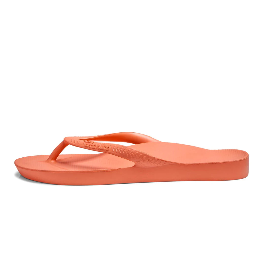 Archie Sandals Archie's Support Flip Flops Peach – Orleans Shoe Co.