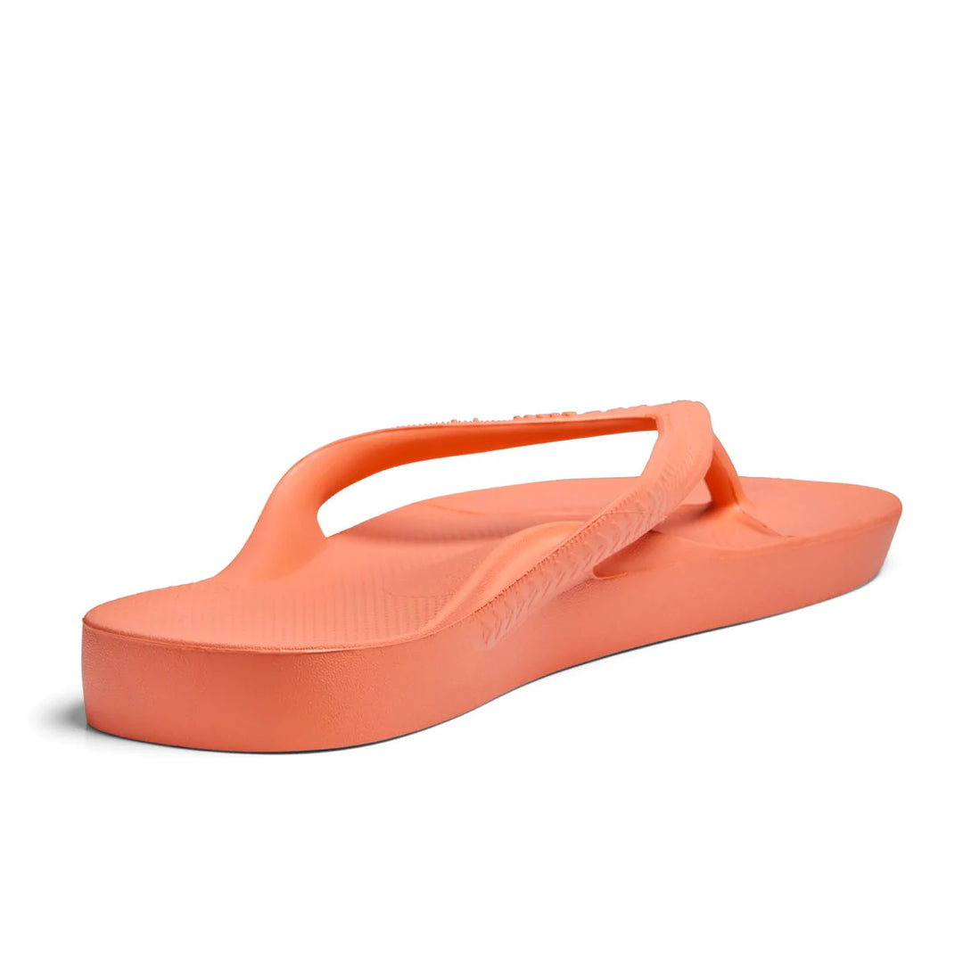 Archie Sandals Archie's Arch Support Flip Flops Peach – Orleans Shoe Co.