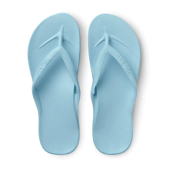 Archie's  Support Flip Flops Sky Blue - Orleans Shoe Co.
