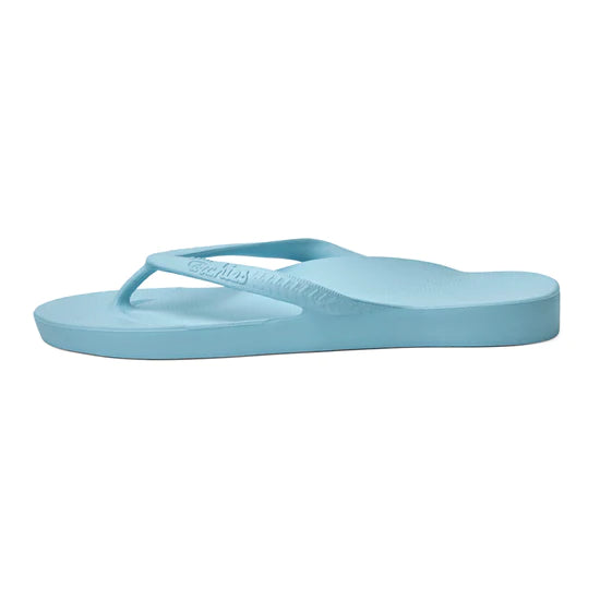 Archie's Support Flip Flops Sky Blue – Orleans Shoe Co.