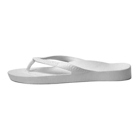 Archie's  Support Flip Flops White - Orleans Shoe Co.