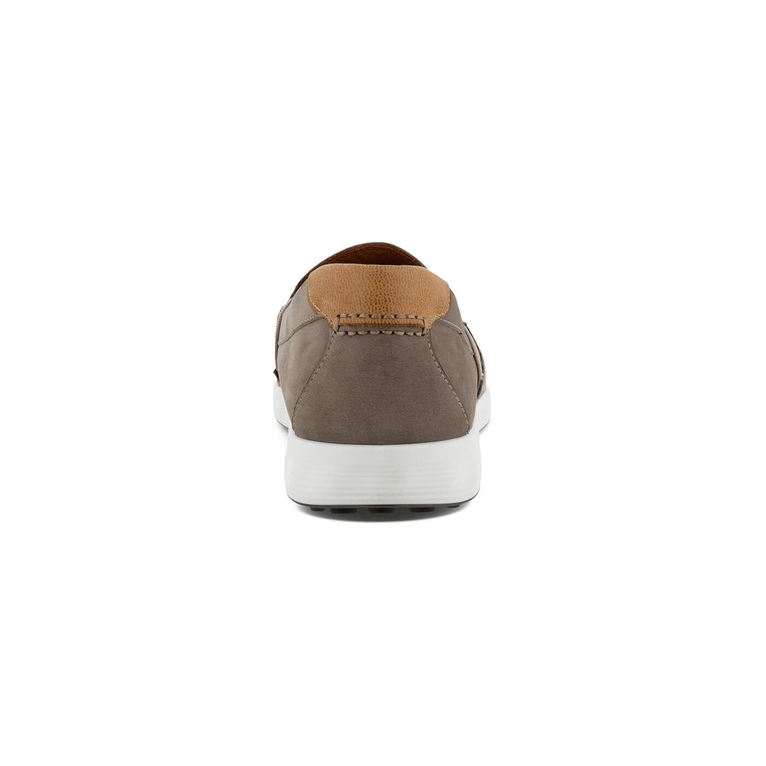 Ecco Men’s Lite Moc Slip On Warm Grey Cognac 54050458267 - Orleans Shoe Co.