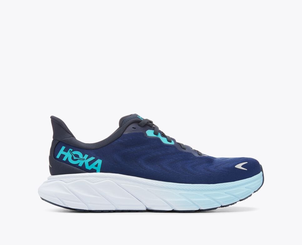 Men's Hoka One One Arahi 6 Outer Space Bellwether Blue - Orleans Shoe Co.