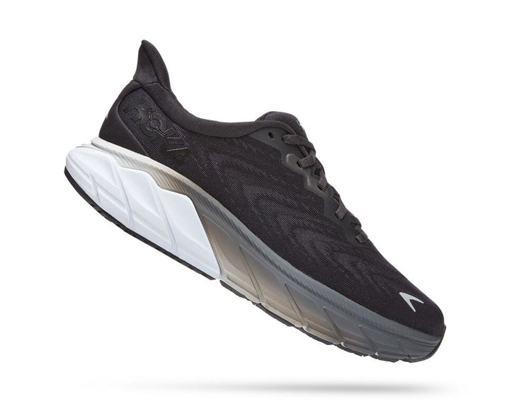 Women's Hoka One One Arahi 6 Black/White - Orleans Shoe Co.