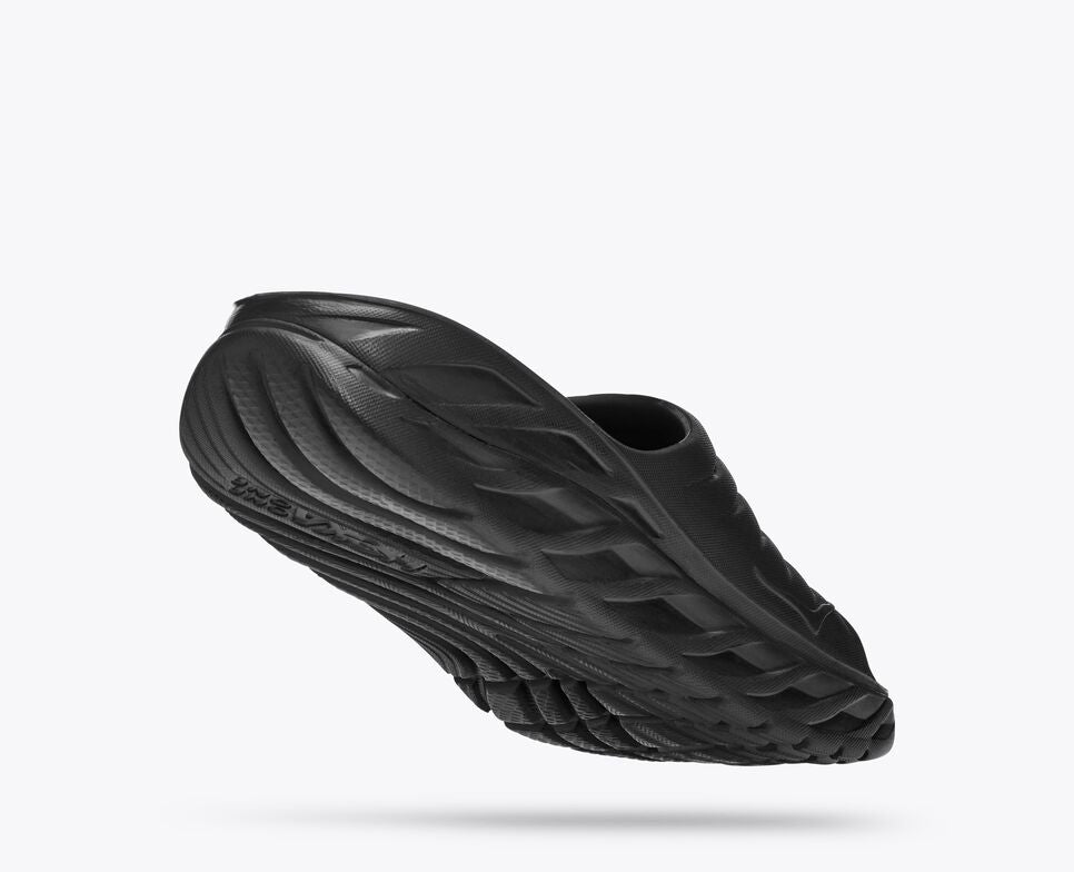 Unisex Hoka One One Ora Recovery Slide Black - Orleans Shoe Co.