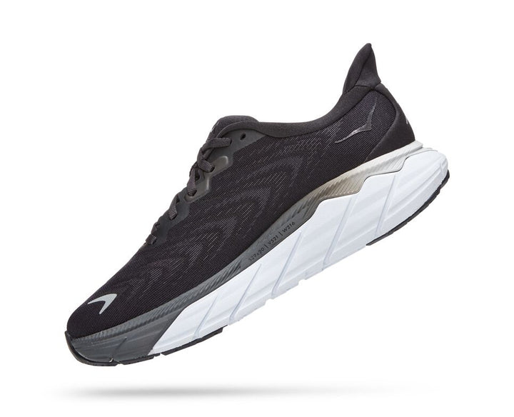 Women's Hoka One One Arahi 6 Black/White - Orleans Shoe Co.