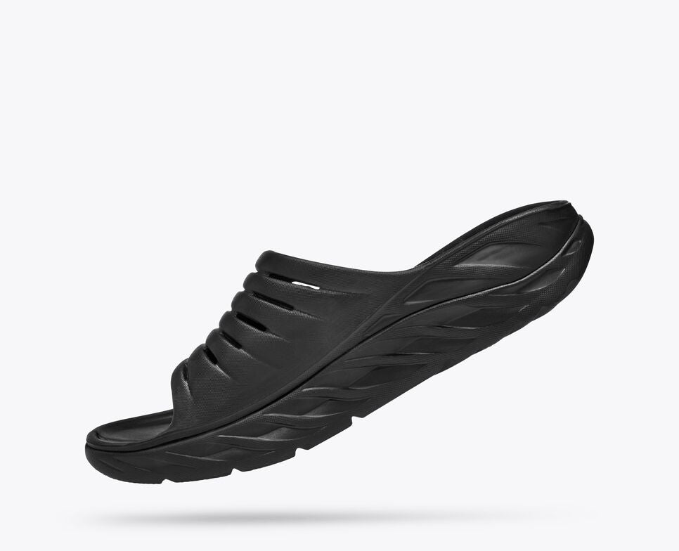 Unisex Hoka One One Ora Recovery Slide Black - Orleans Shoe Co.