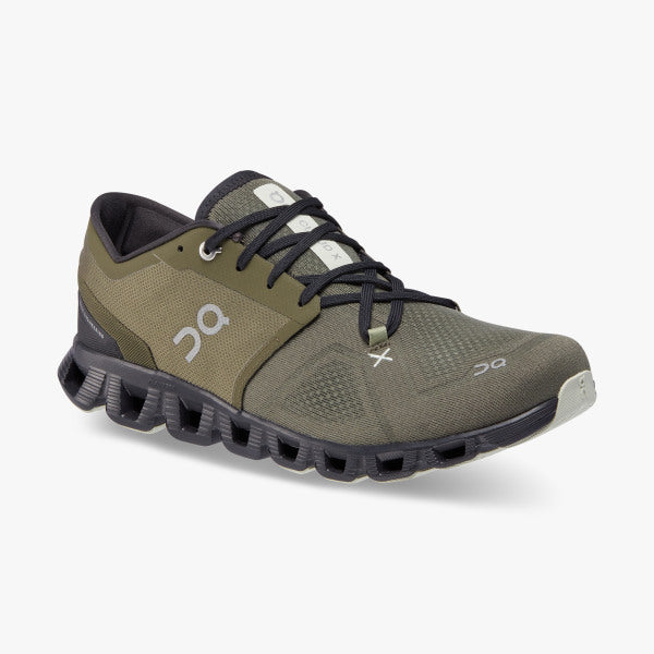 Men's On Running Cloud X 3 Olive Reseda - Orleans Shoe Co.