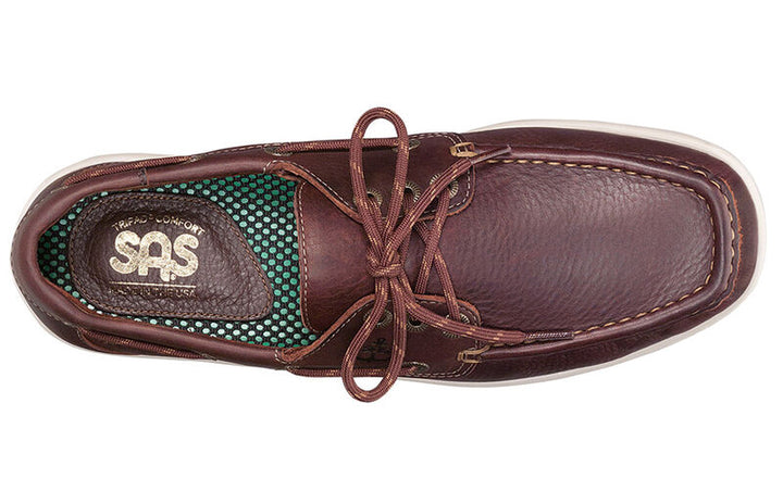 Men's SAS Decksider Lace Up Boat Shoe New Briar - Orleans Shoe Co.
