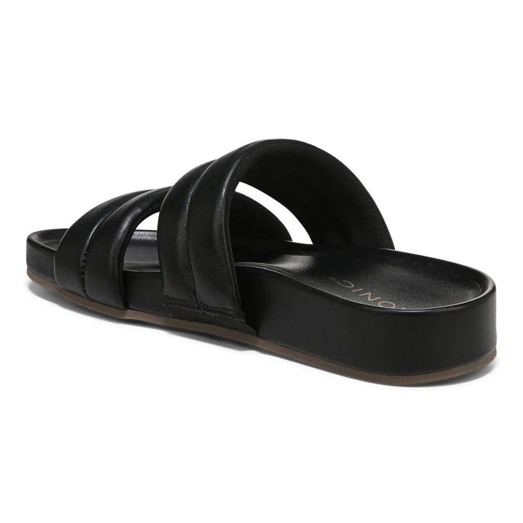 Vionic Women’s Mayla Slide Sandal Black - Orleans Shoe Co.