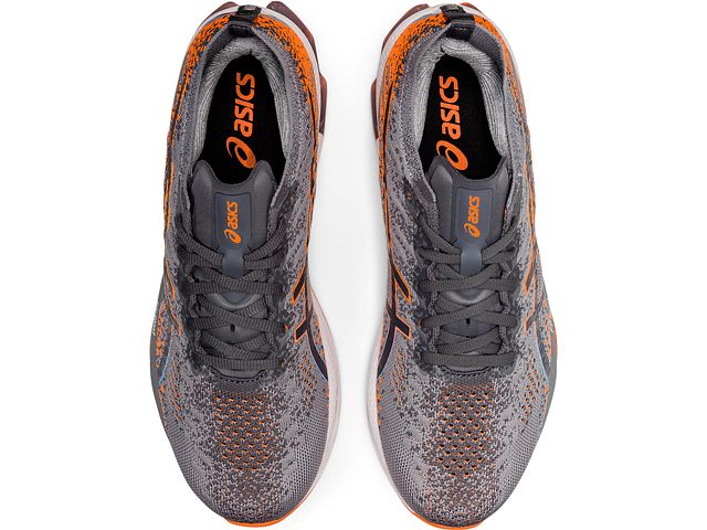 Men's Asics Gel Kinsei Blast Sheet Rock Shocking Orange - Orleans Shoe Co.