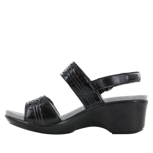 Women's Romi Black Sandal - Orleans Shoe Co.