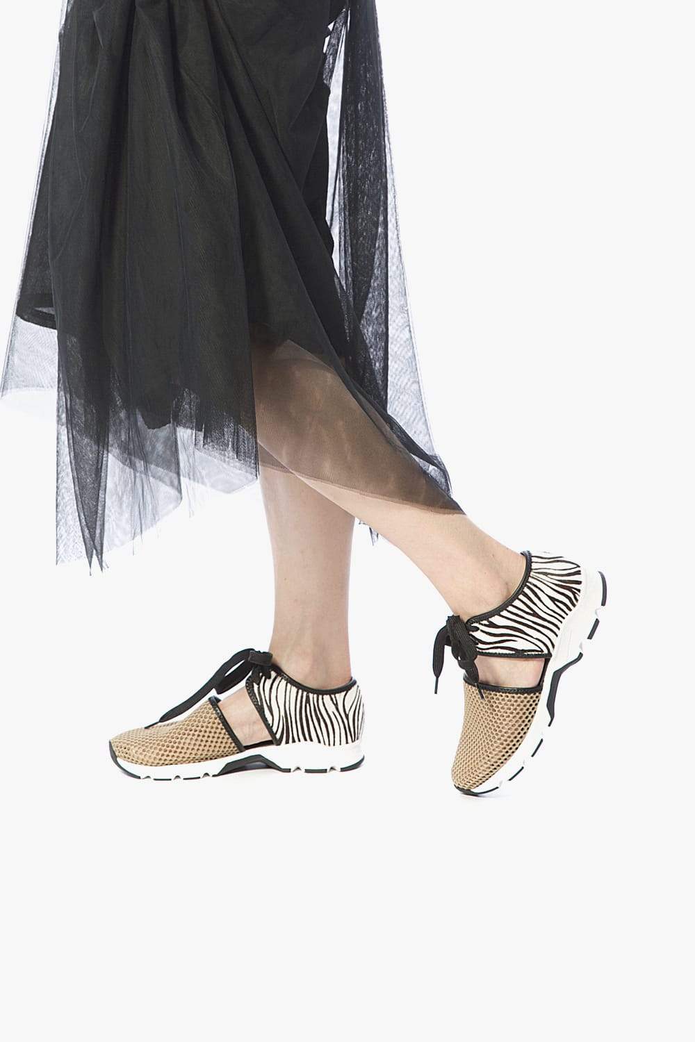 Women's Amazing Jungle Taupe/New Zebra Shoes - Orleans Shoe Co.