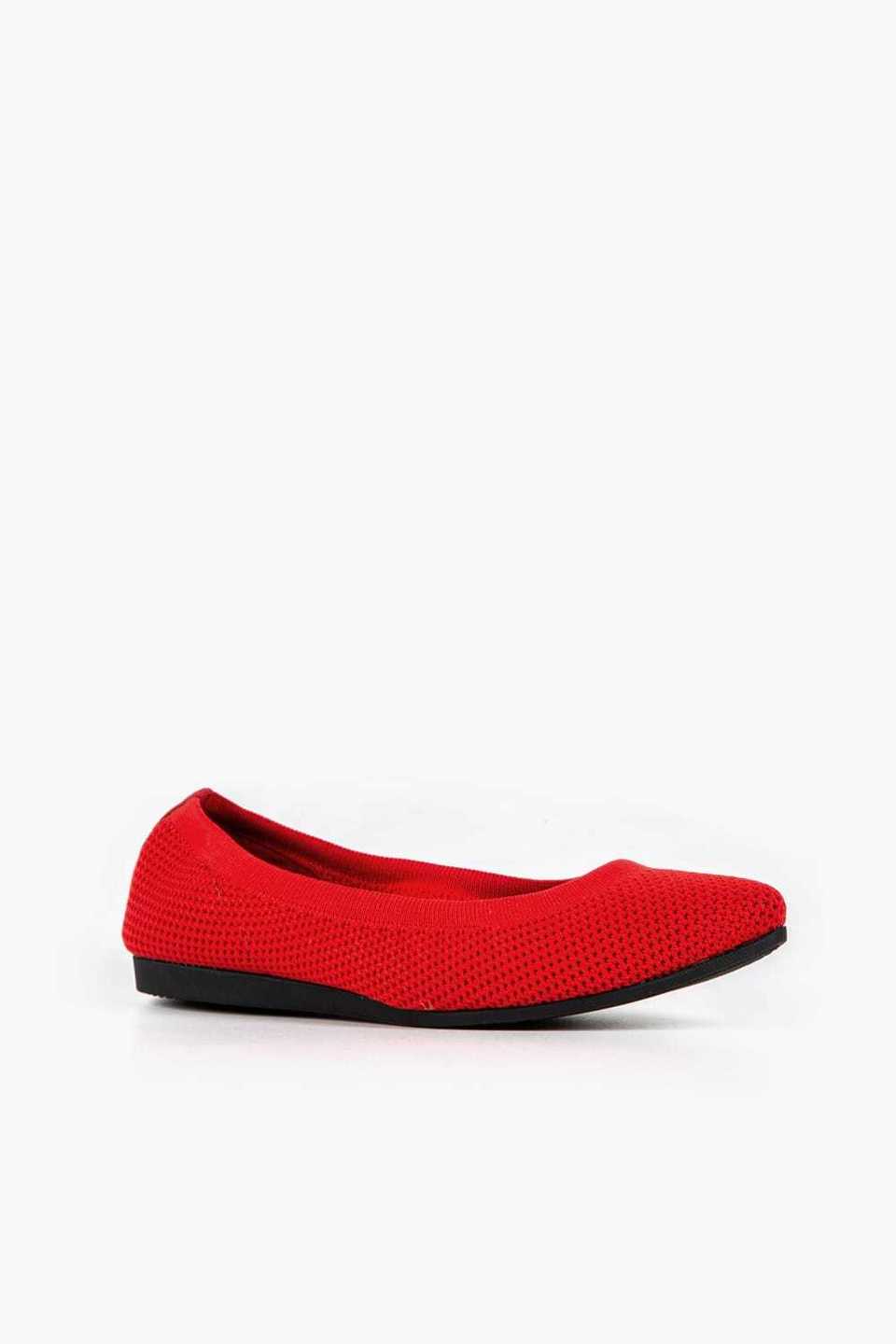 Women's Mesh Ballet Red - Orleans Shoe Co.