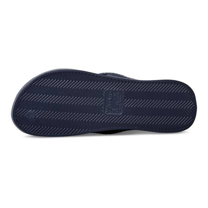 Archie's  Support Flip Flops Navy - Orleans Shoe Co.
