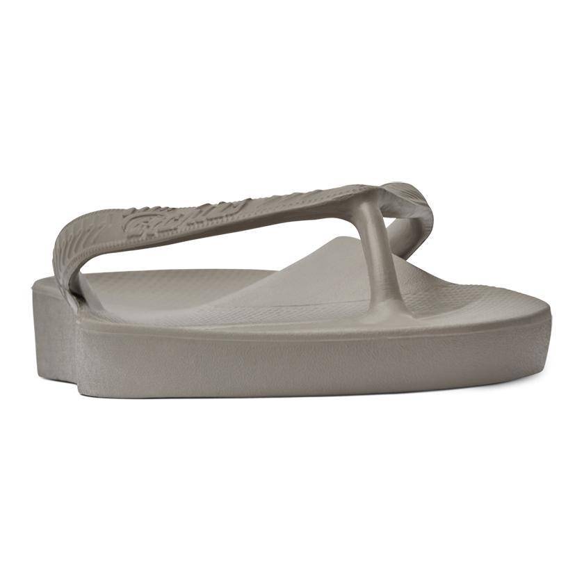 Archie's  Support Flip Flops Taupe - Orleans Shoe Co.