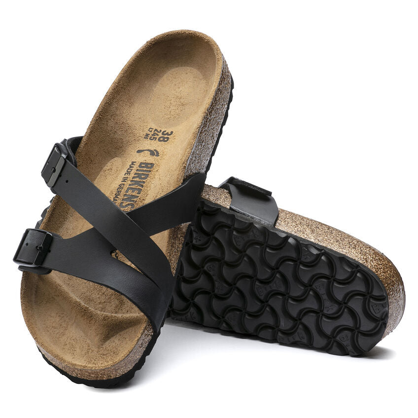 Women's Yao Balance Black Sandal - Orleans Shoe Co.
