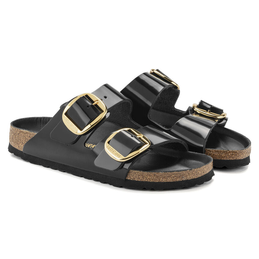 Birkenstock Women's Arizona Big Buckle High Shine Black – Orleans