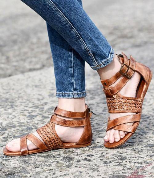 Women's Capriana Cognac Sandal - Orleans Shoe Co.