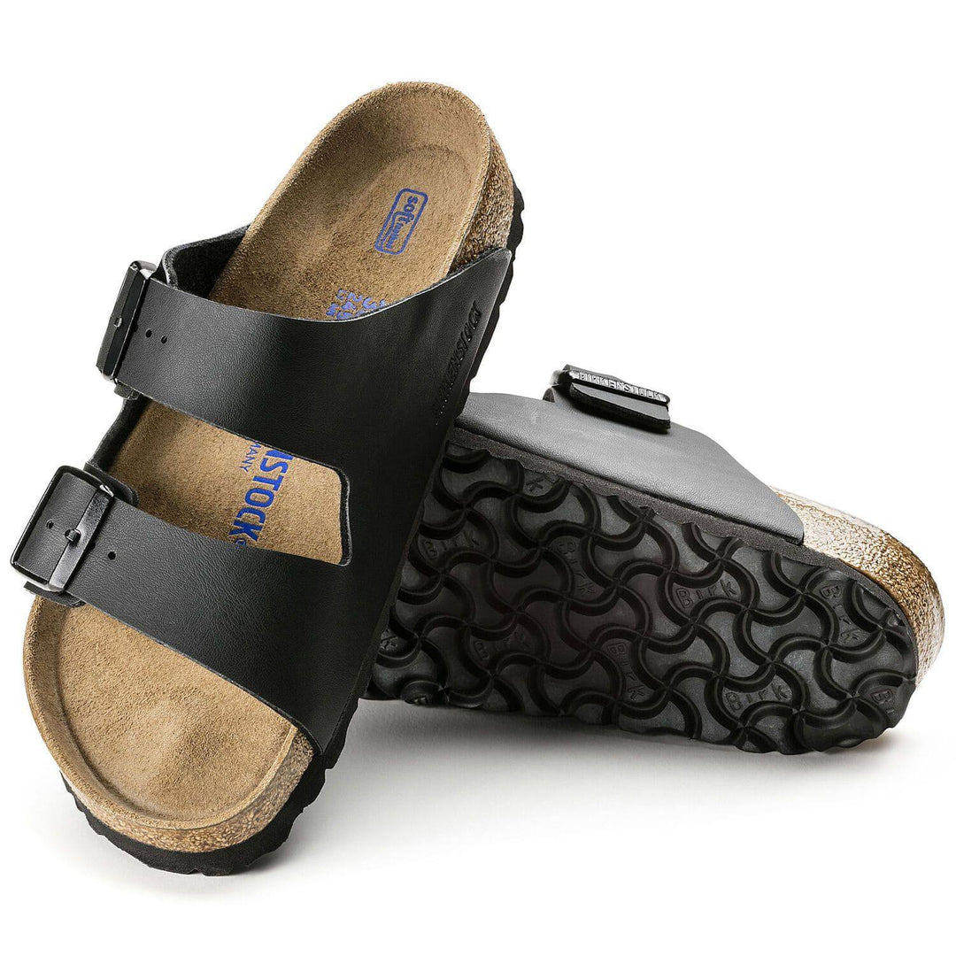 Arizona Black BirkoFlor Soft Footbed Sandal - Orleans Shoe Co.